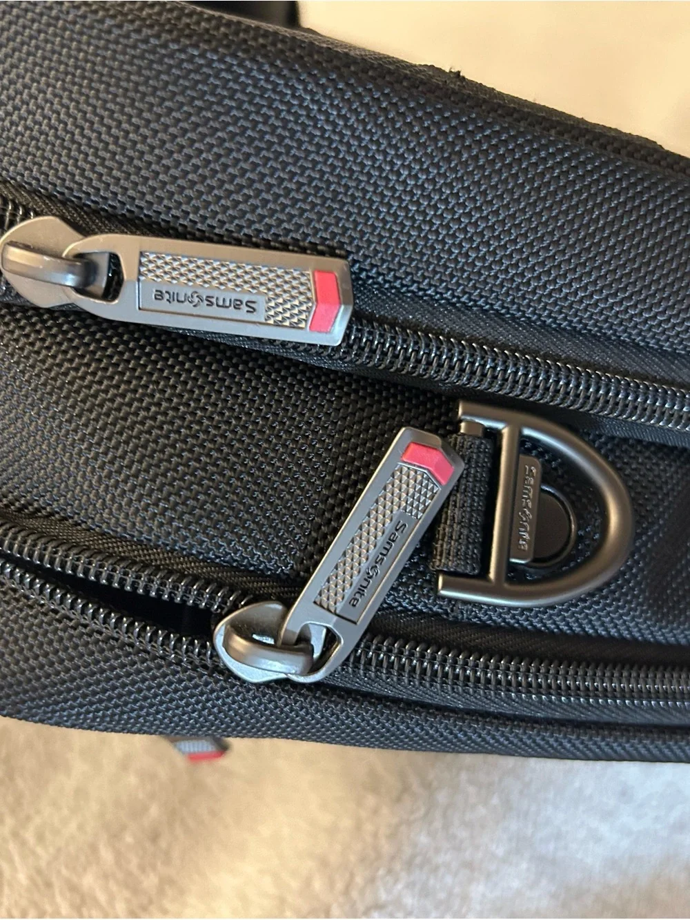 Samsonite Black Men's Laptop Briefcase with Front Organizer